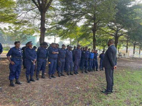 Democratic Republic of Congo police undergo training for Francophone Games