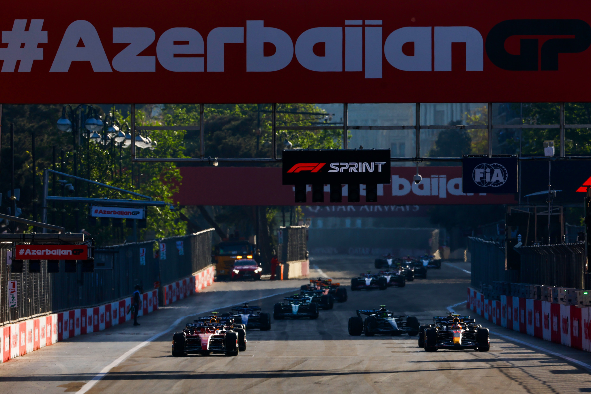 Azerbaijan Grand Prix: Sprint shootout and sprint race