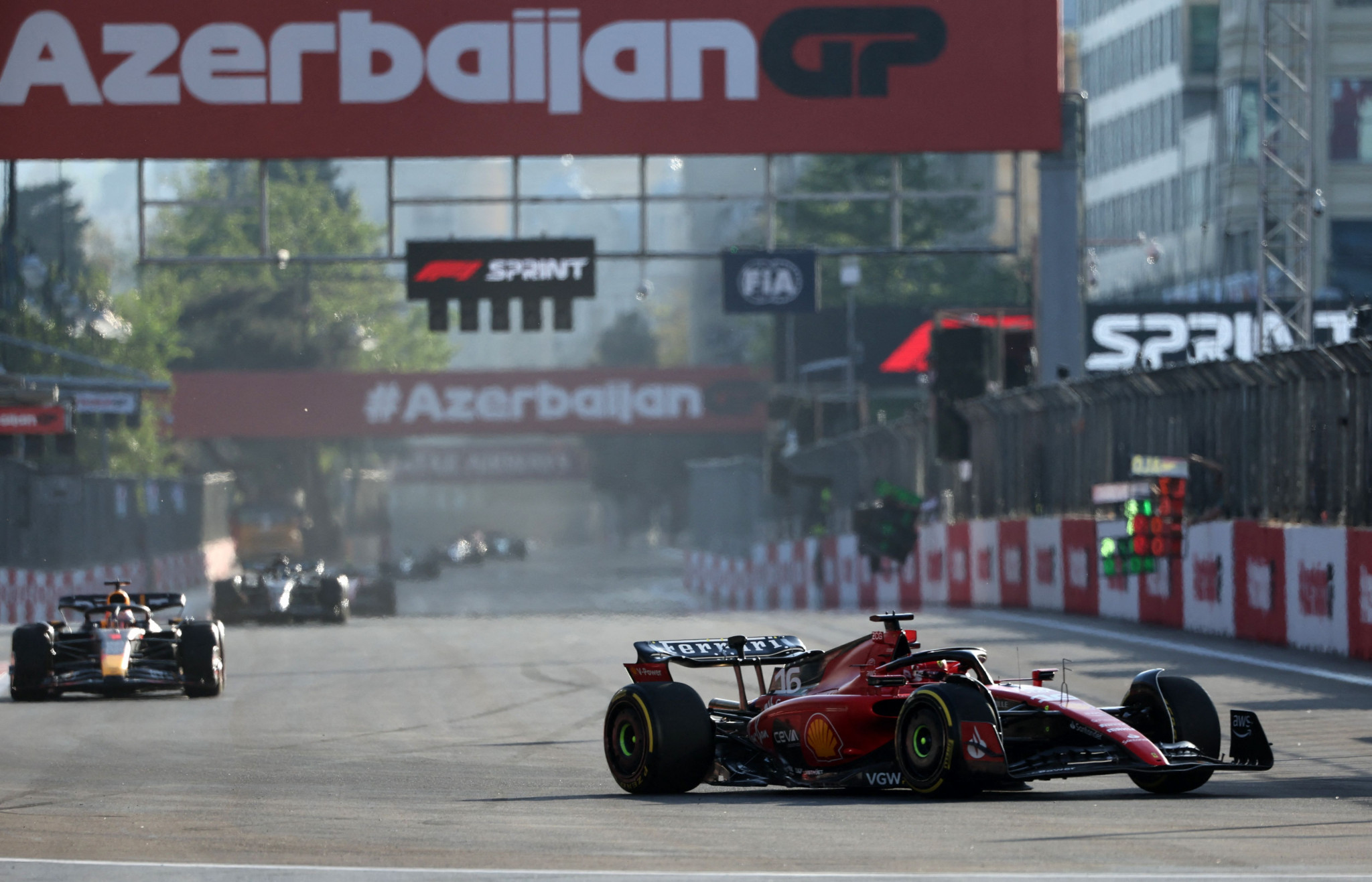 Leclerc's finish gave him seven points, more than the six he had collected from the first three events of the season ©Getty Images