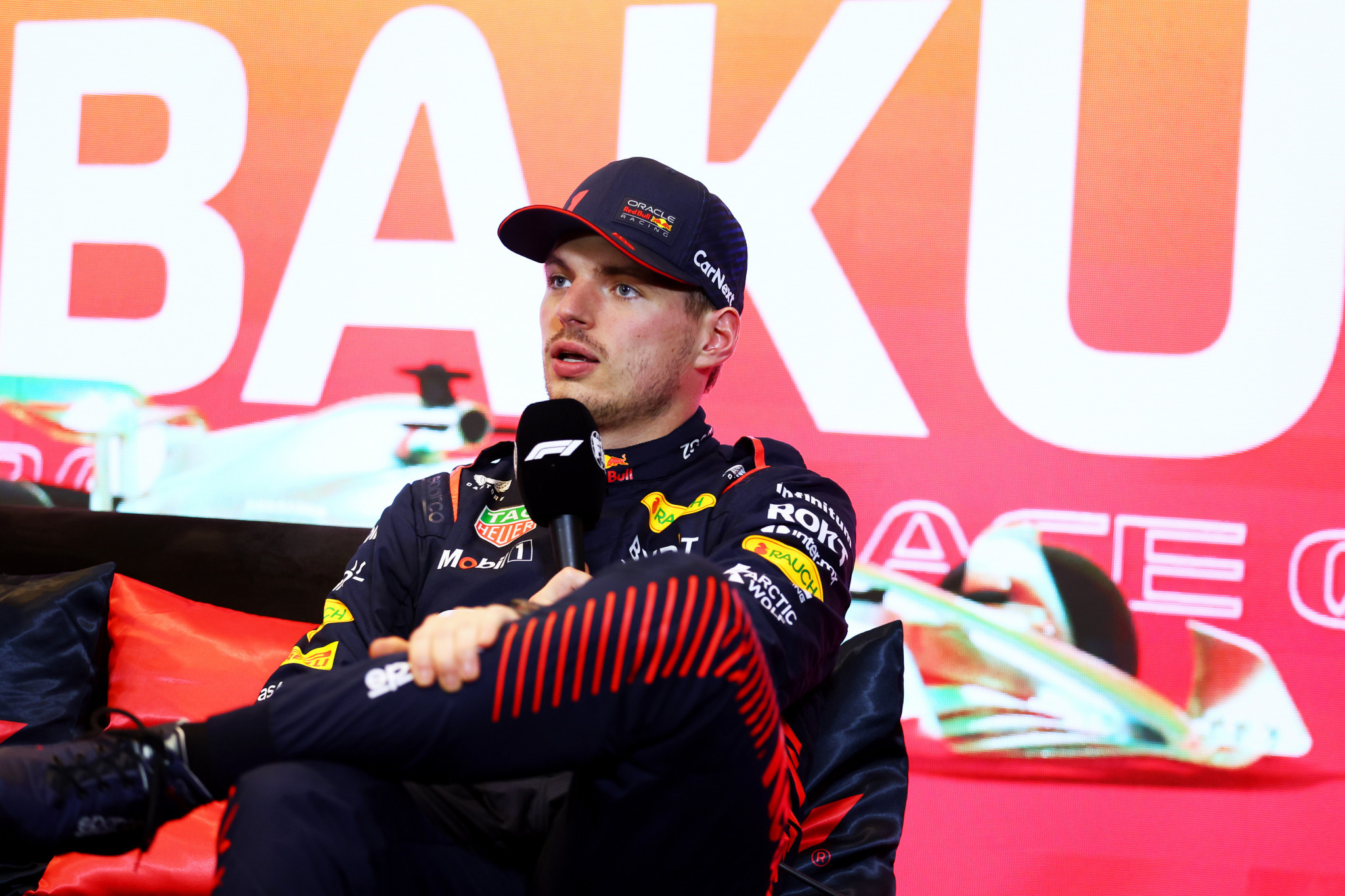 Verstappen voiced his displeasure on the sprint format once again after the race, saying it should be scrapped completely ©Getty Images