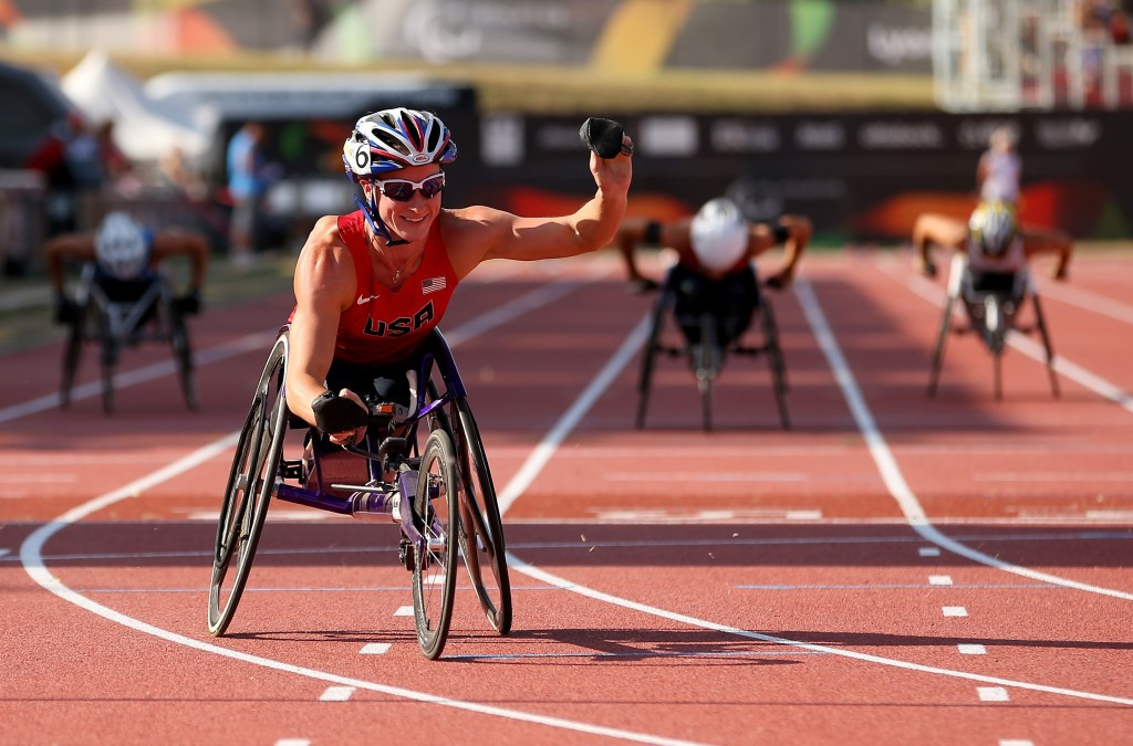The United States' Tatyana McFadden is among the high profile names competing in Nottwil ©Getty Images 