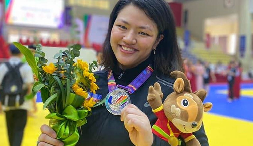 Sydney Sy-Tancontian, daughter of Pilipinas Sambo Federation, Inc President Paolo Tancontian, is proof of what can be achieved if women from the Philippines are given the opportunity in sambo ©Sydney Sy-Tancontian