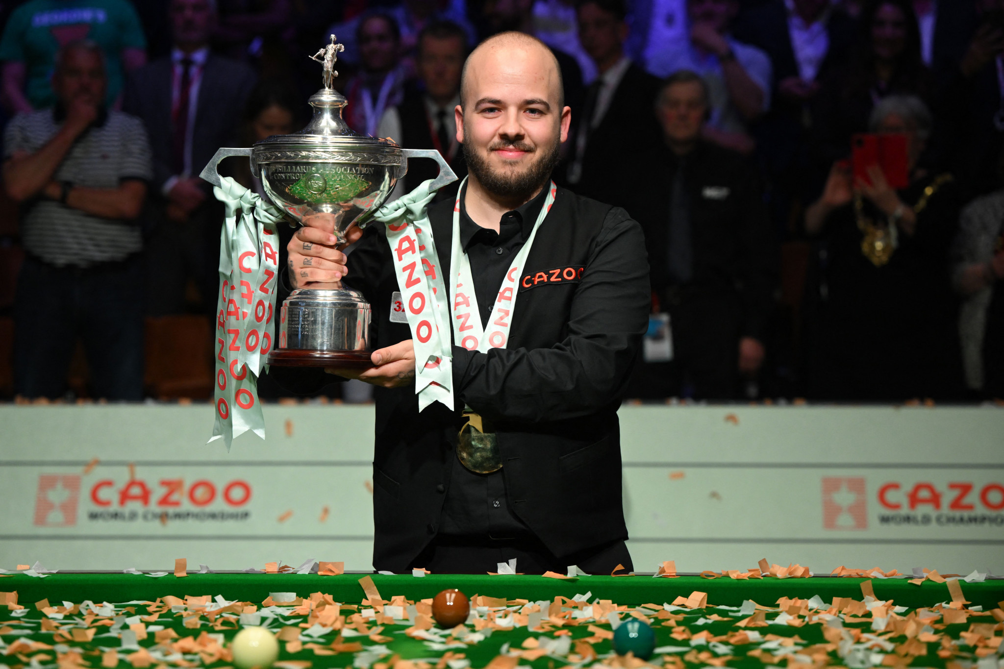Brecel beats Selby to win historic World Snooker Championship title