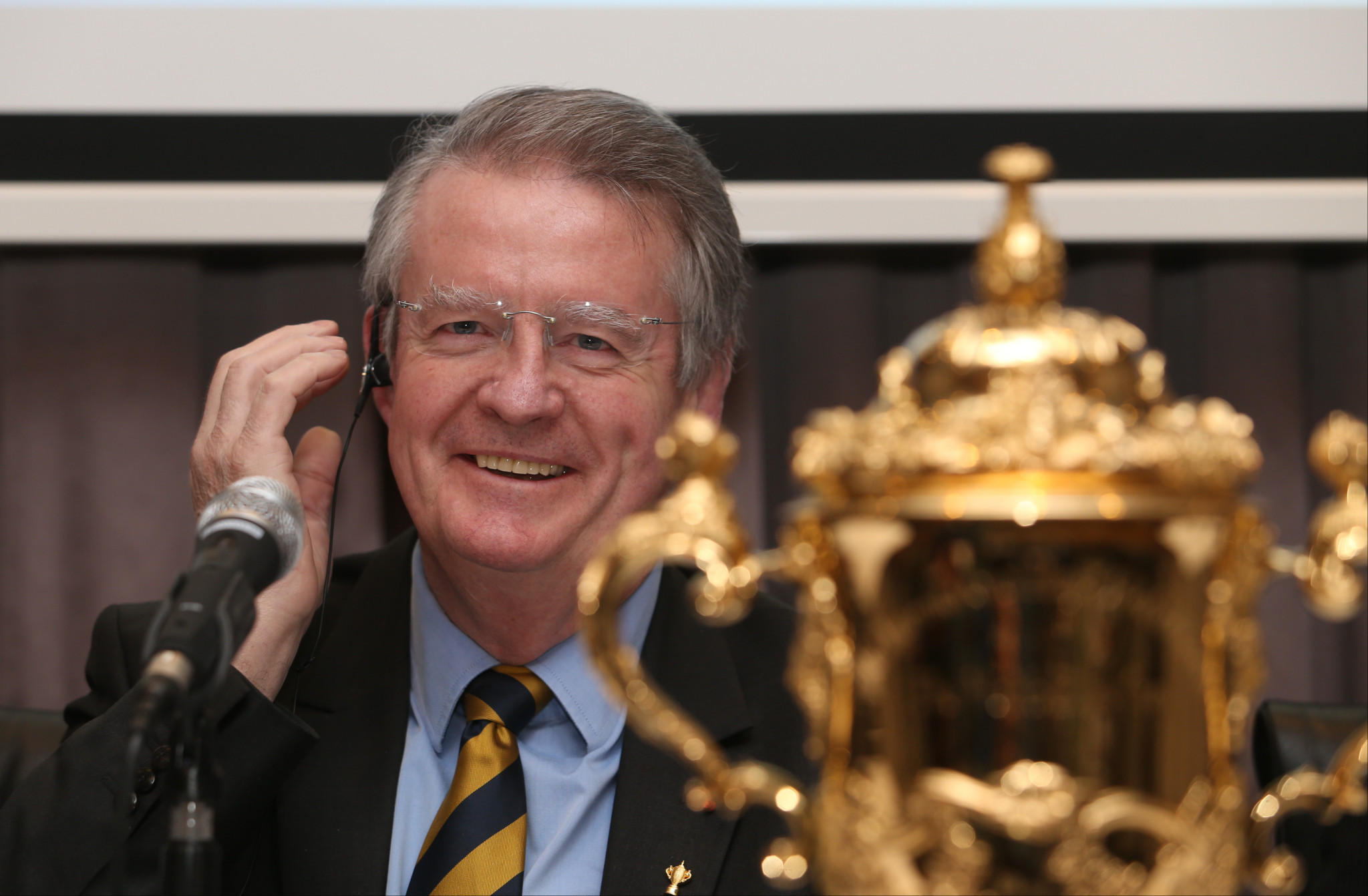 Former World Rugby President Bernard Lapasset has died at the age of 75 ©Getty Images 