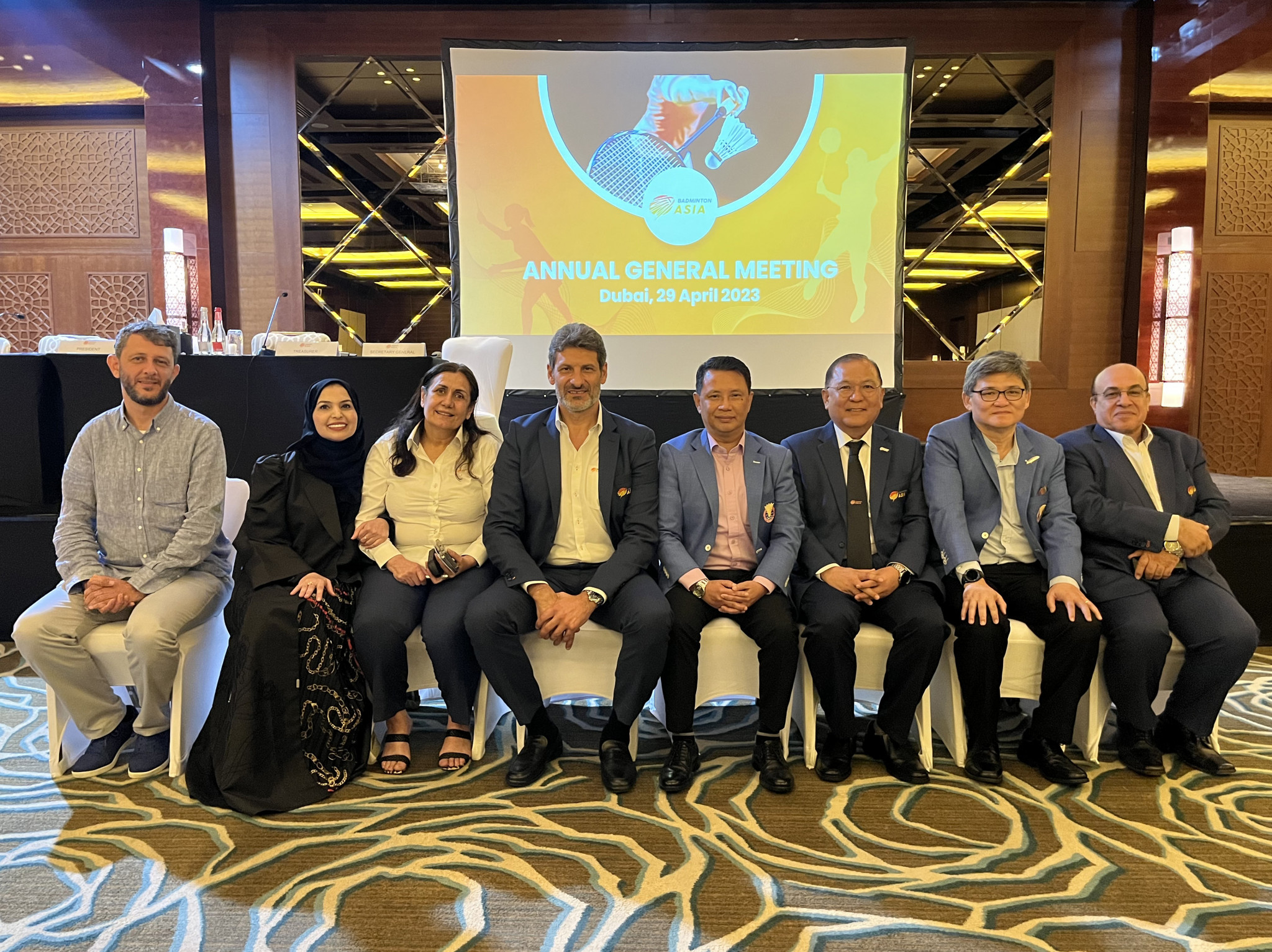 Badminton Asia's newly elected officials will hold office from 2023 until 2027 ©Badminton Asia