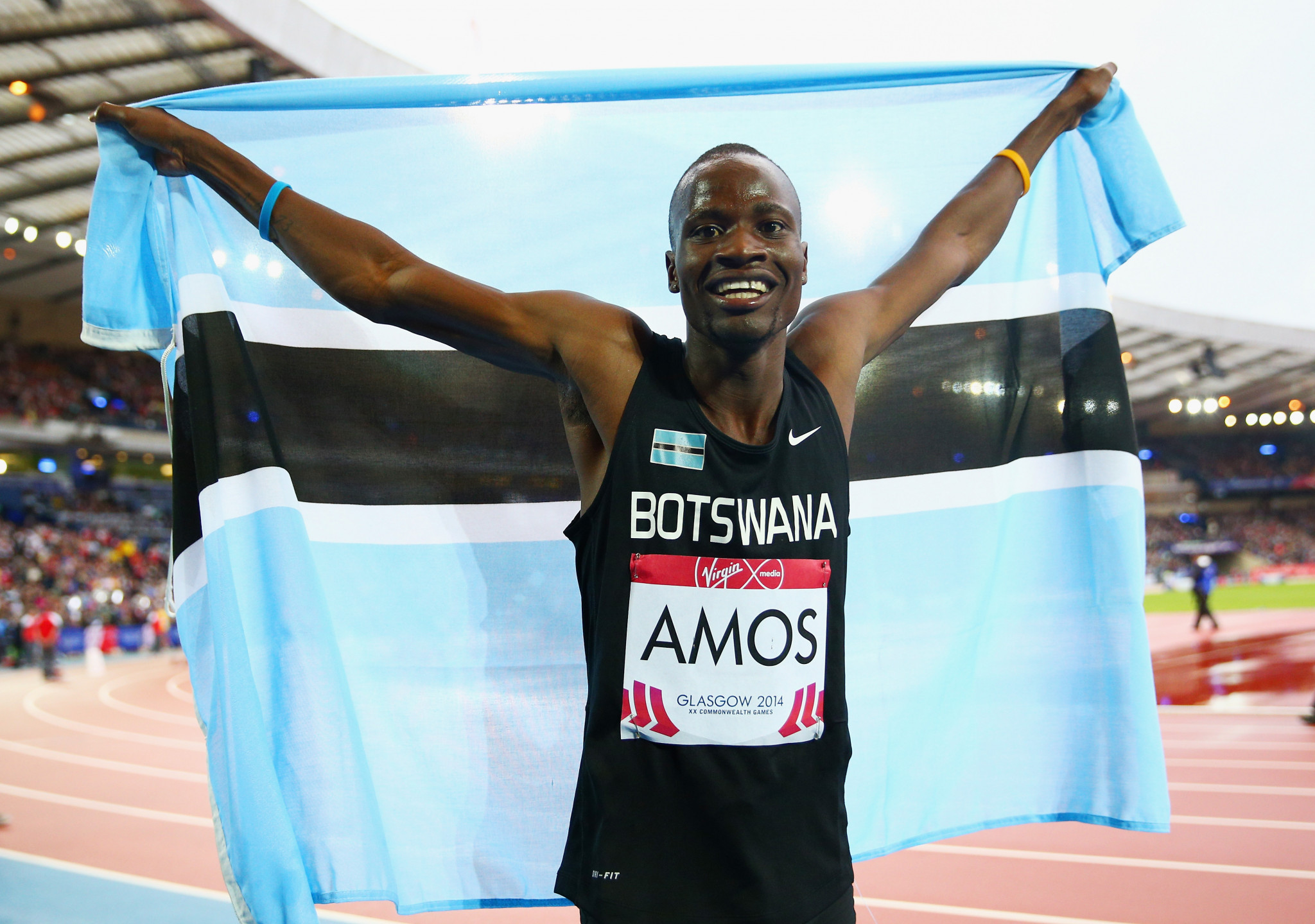 Botswana's Nijel Amos has been banned for three years by the AIU for testing positive for a banned metabolite ©Getty Images
