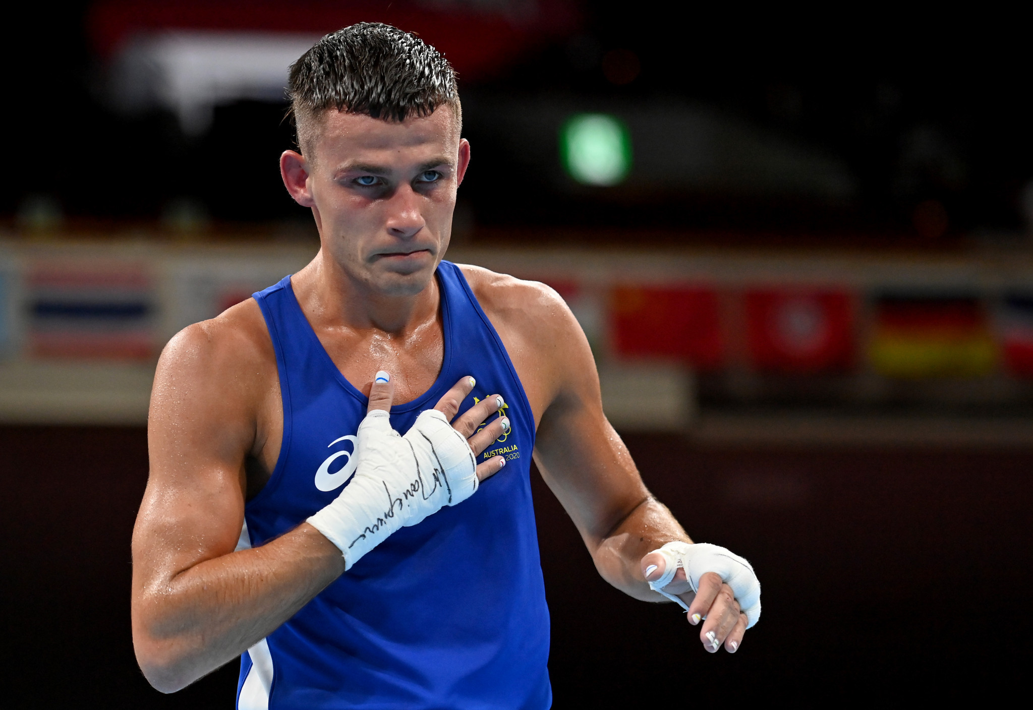 Australian boxer Harry Garside has been charged with assault ©Getty Images