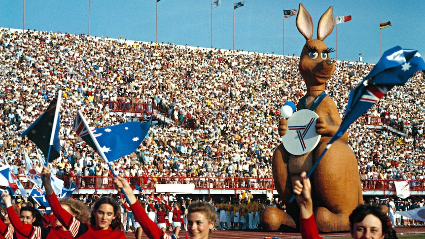 Matilda the kangaroo was the mascot for the 1982 Commonwealth Games in Brisbane ©Getty Images