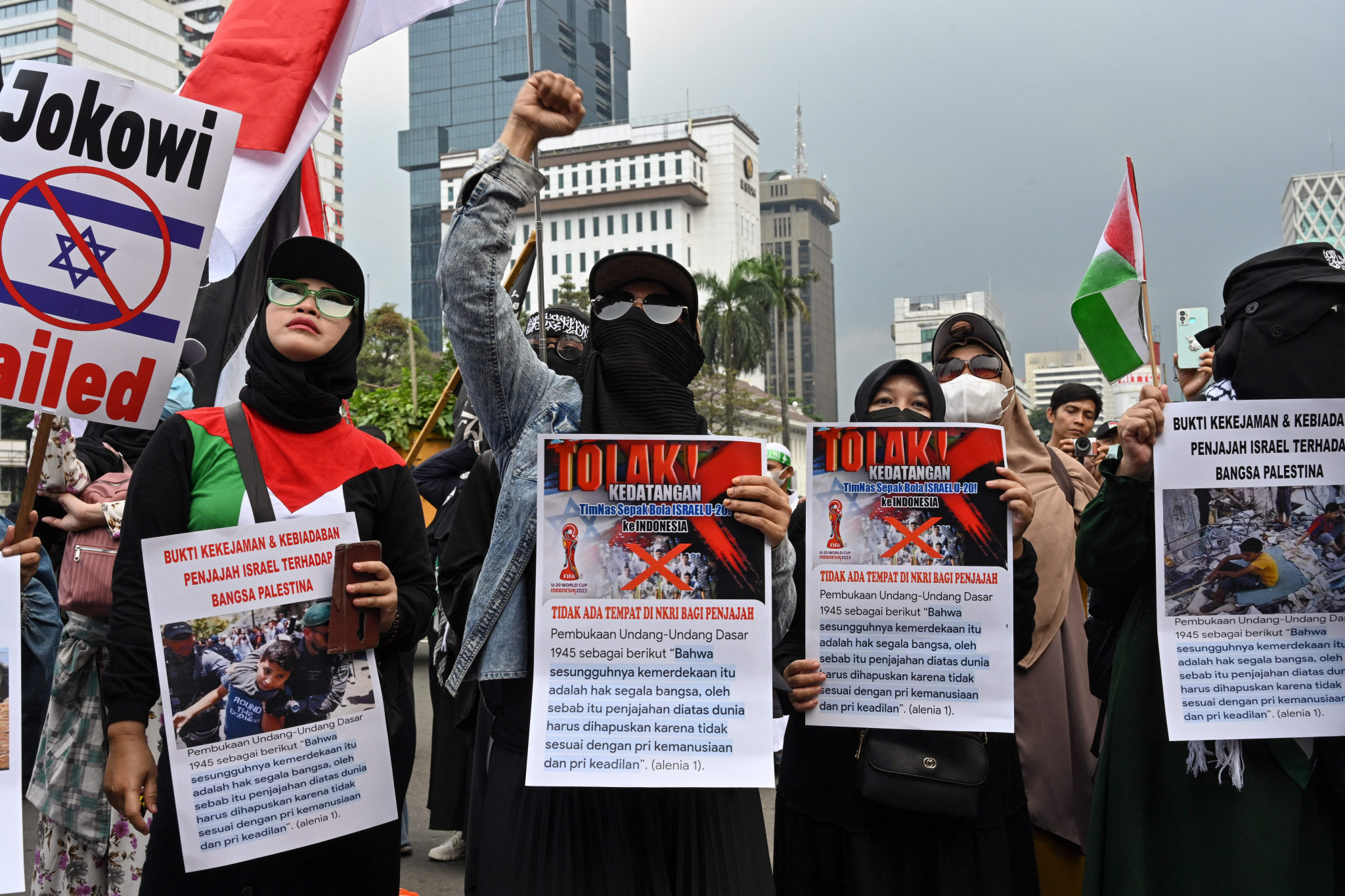 Protests against Israel's participation have already led to Indonesia being stripped of its rights to host the FIFA Under-20 World Cup ©Getty Images