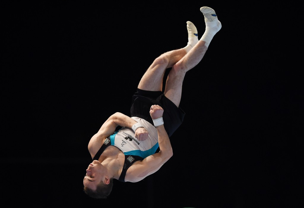 Ukraine’s Oleg Verniaiev claimed two gold medals on the final day of action at the FIG World Challenge Cup in Cottbus ©Getty Images