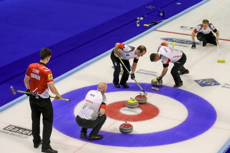 Canada and Sweden locked in two-way tie for lead at World Men's Curling Championship