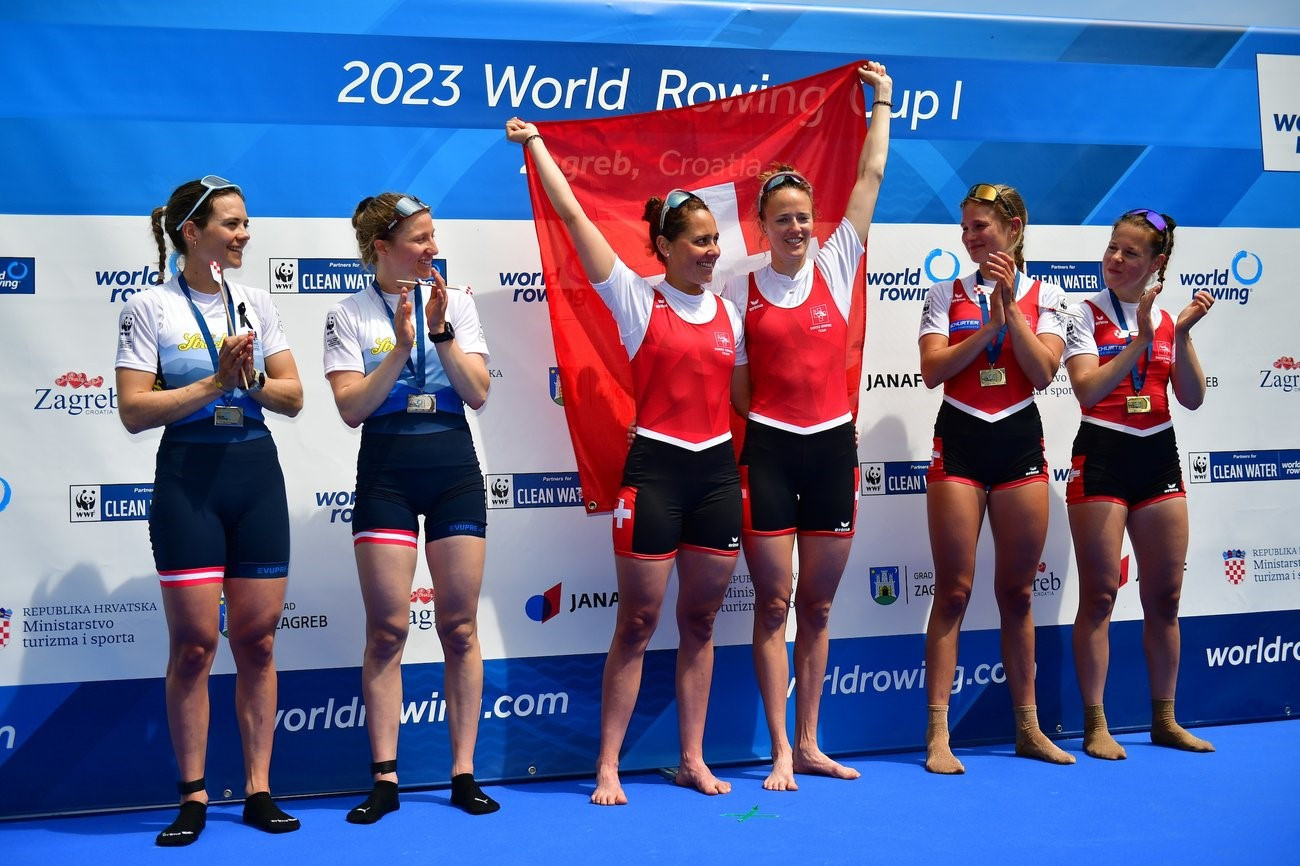 Switzerland sit atop standings at conclusion of World Rowing Cup in Zagreb