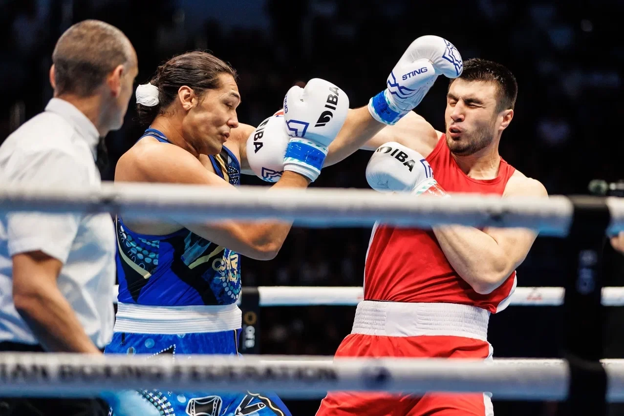 Uzbek Olympic champions post commanding wins at IBA Men's World Boxing Championships