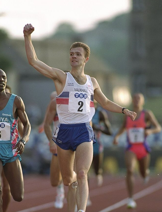 Glory days...Curtis Robb emerges as a brilliant new British 800 metres talent in 1992 ©Getty Images