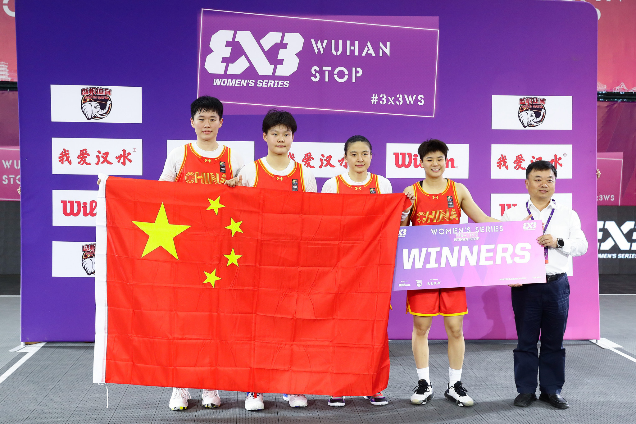China won the first FIBA Women’s 3x3 Series of the new season in Wuhan without dropping a single match ©Getty Images