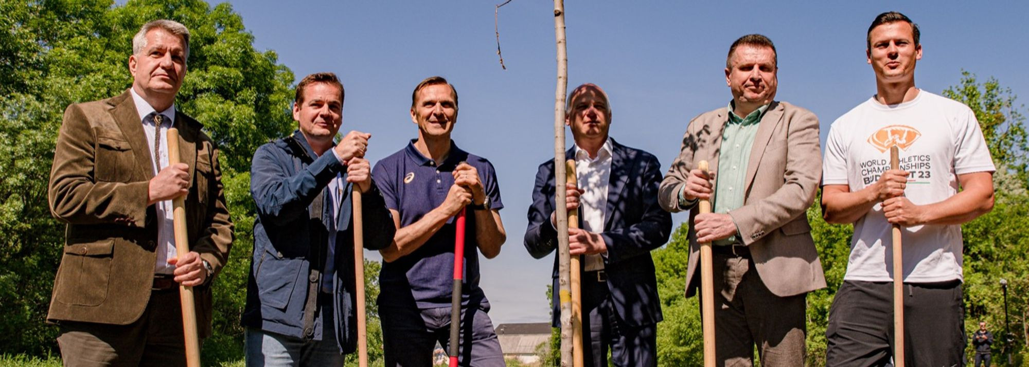 World Athletics Championships organisers plant 40 trees in Budapest as sustainability goals unveiled
