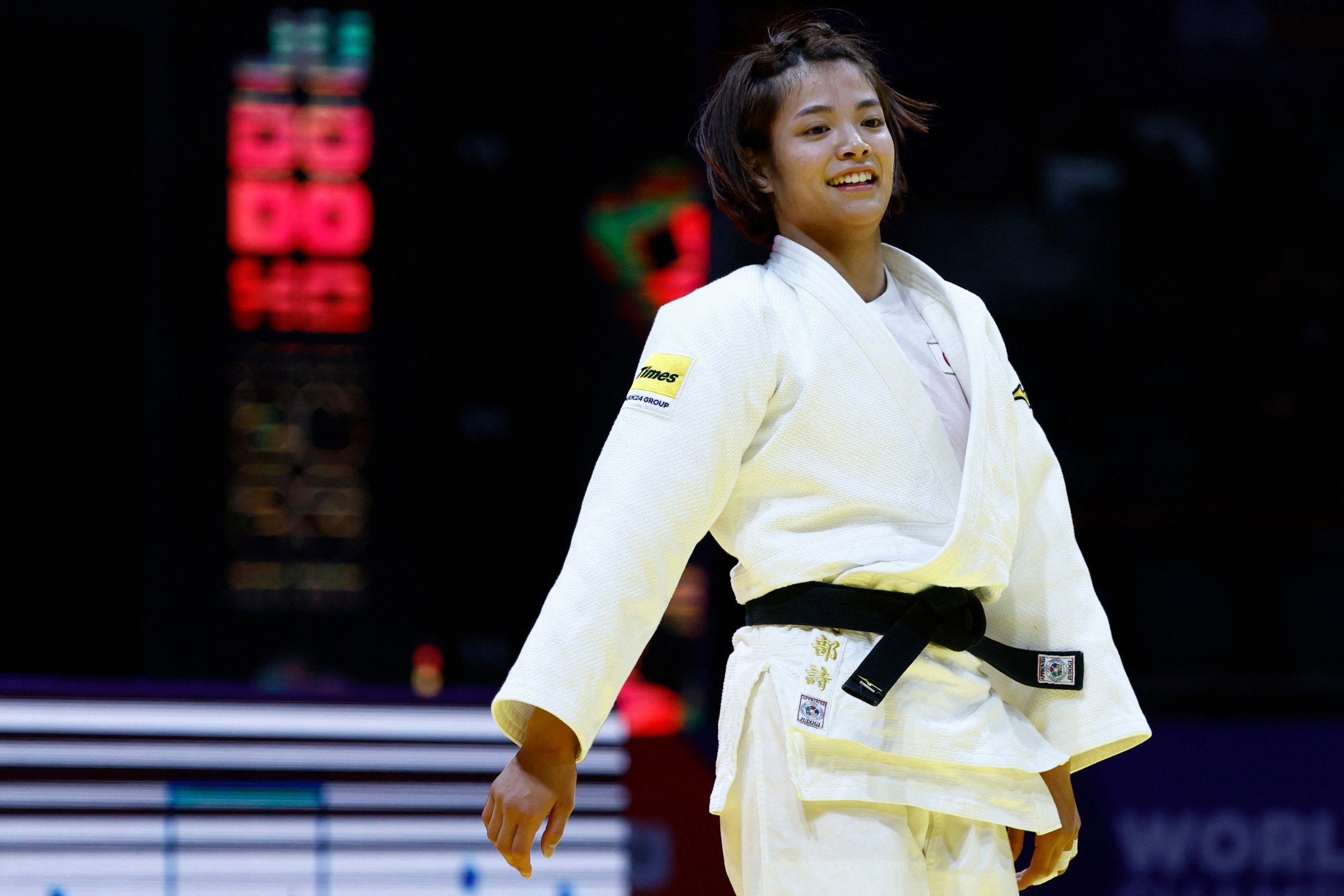 Uta Abe clinched the women's under-52kg title for a fourth time following a dominant performance at the World Judo Championships ©Getty Images