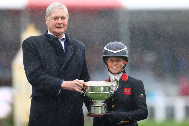 Britain's Rosalind Canter became the third consecutive British winner of the Badminton Horse Trials ©Getty Images