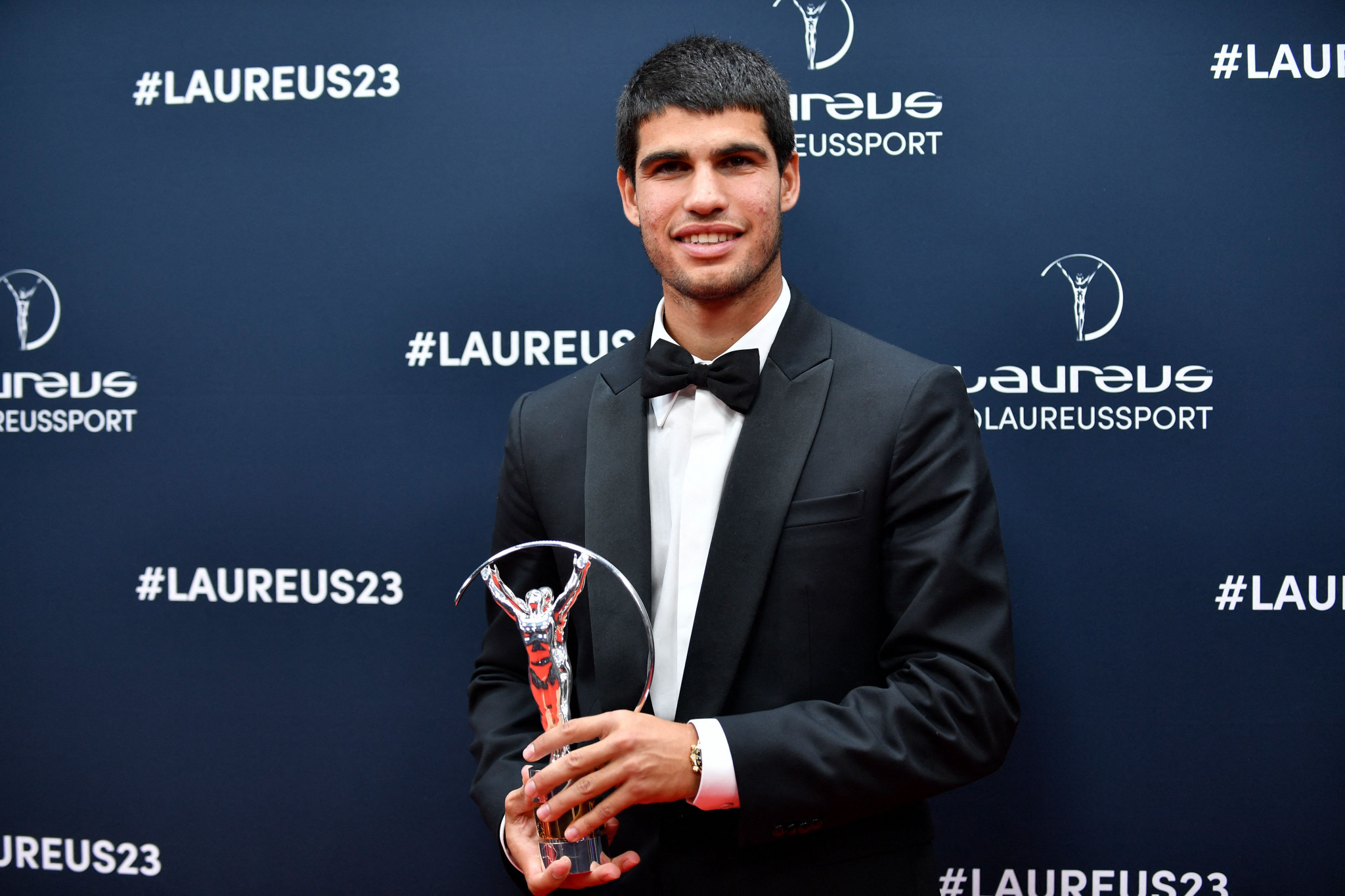 Carlos Alcaraz's US Open triumph helped him win the World Breakthrough of the Award in Paris ©Getty Images