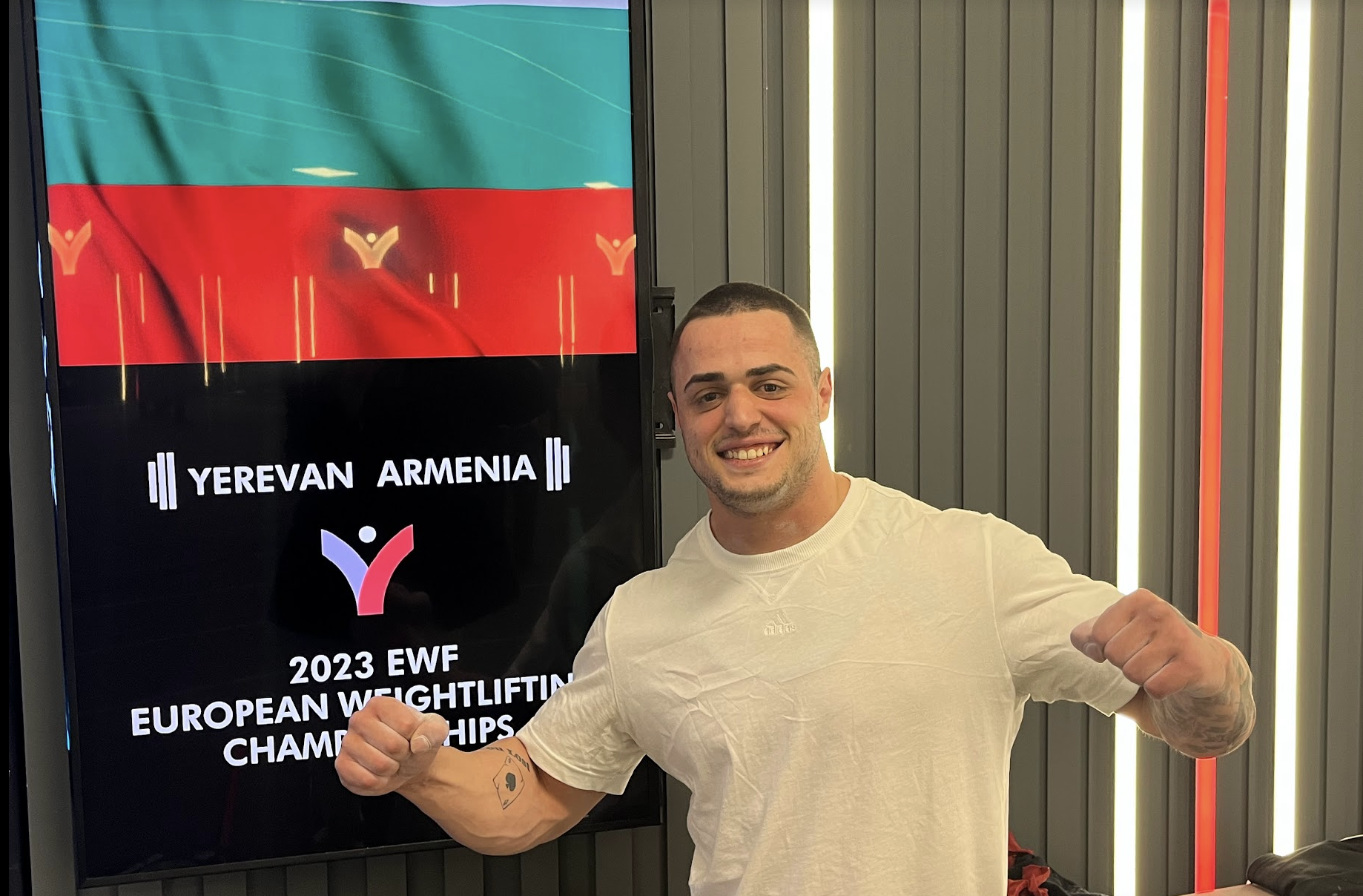 Bulgarian weightlifter Karlos Nasar, who broke two world records at last month's European Championships in Yerevan, has suffered a serious injury in a freak accident ©ITG 