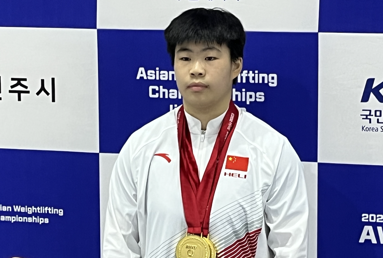 China’s Liao takes two world records at Asian Weightlifting Championships