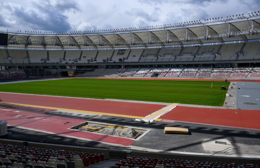 The brand new National Athletics Centre, the central venue for the World Athletics Championships Budapest 23 ©Getty Images