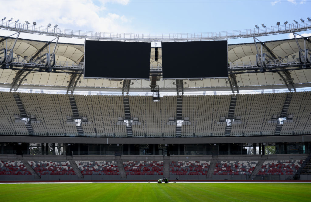 Following Budapest 2023, the upper tier of the National Athletics Centre will be dismantled to become a circular plateau which will serve as a public leisure area ©Getty Images