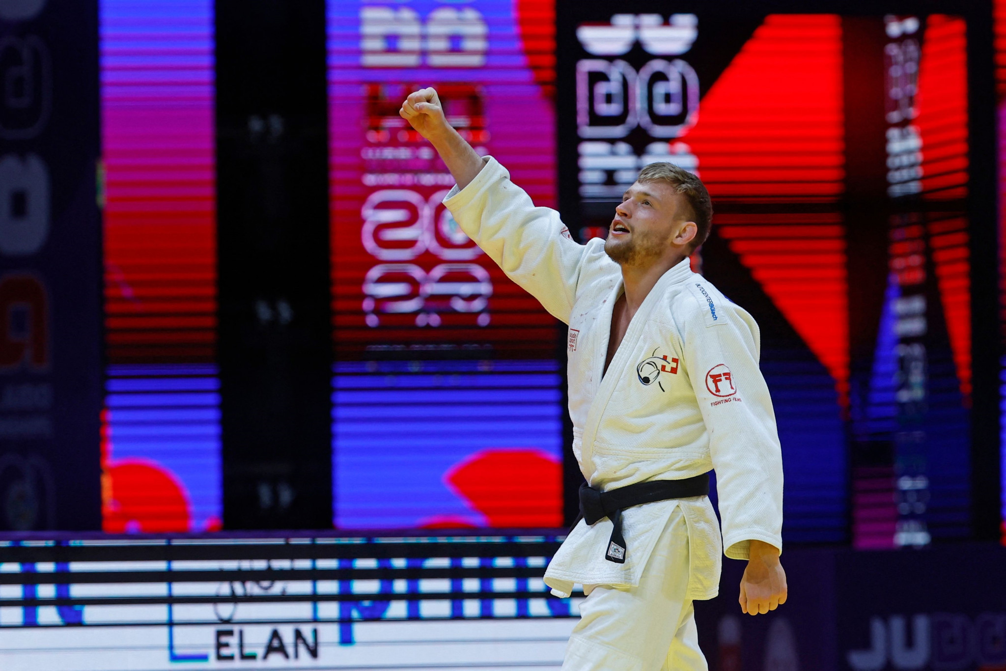 History was made in Doha as Nils Stump 
became Switzerland's first-ever world judo champion ©Getty Images