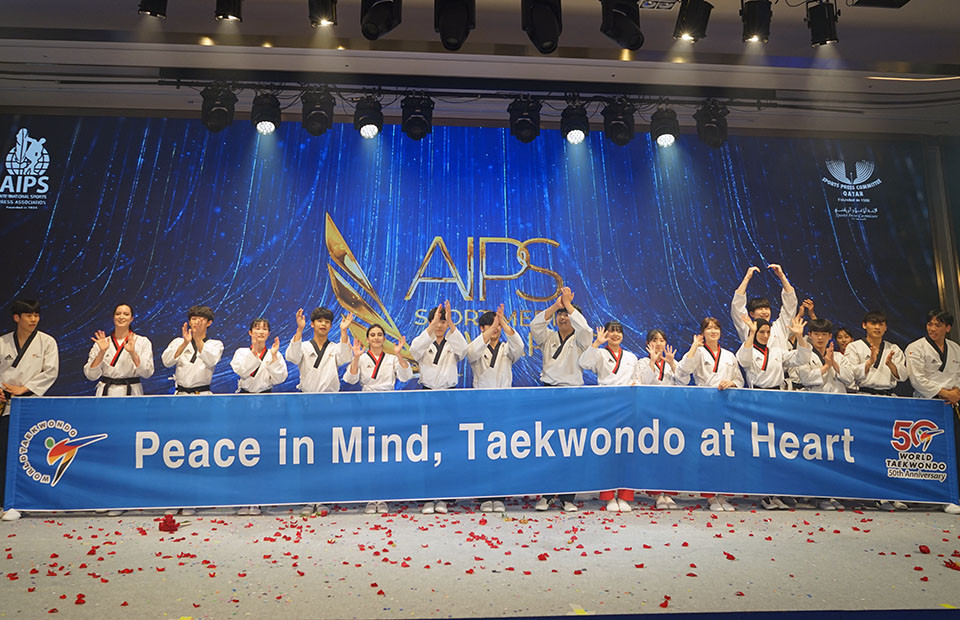 The team performs with a message of peace and has appeared at many high-profile events ©World Taekwondo
