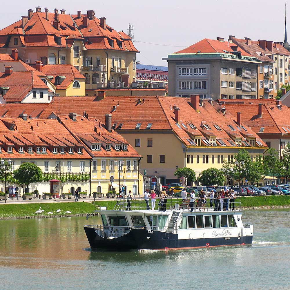 Maribor is the second biggest city in Slovenia and a major sporting centre ©Maribor 2023