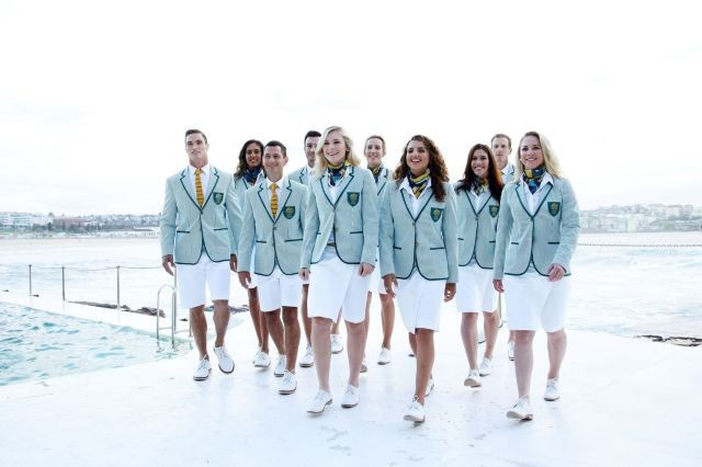 The AOC have unveiled their Ceremony uniforms for Rio 2016 ©Getty Images