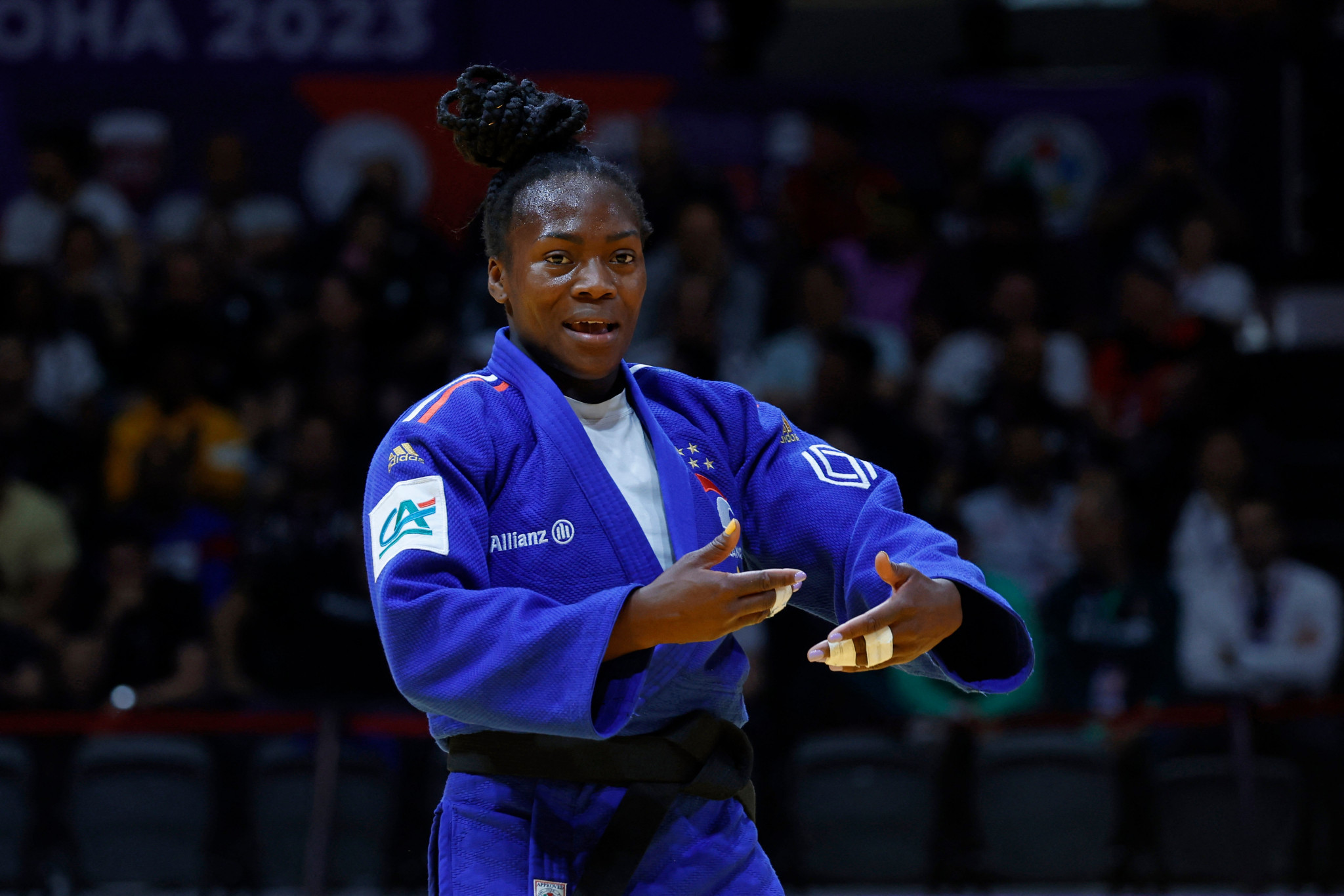 Six of the best for mother-judoka Agbégnénou at World Judo Championships