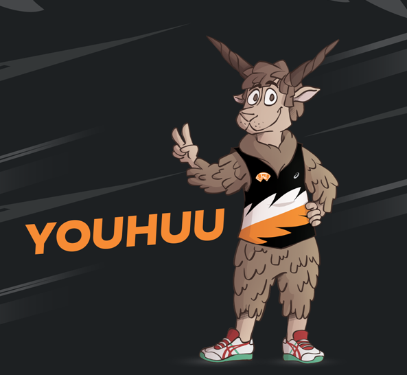 Youhuu the sheep is the mascot of the Budapest 2023 World Athletics Championships ©Budapest 2023