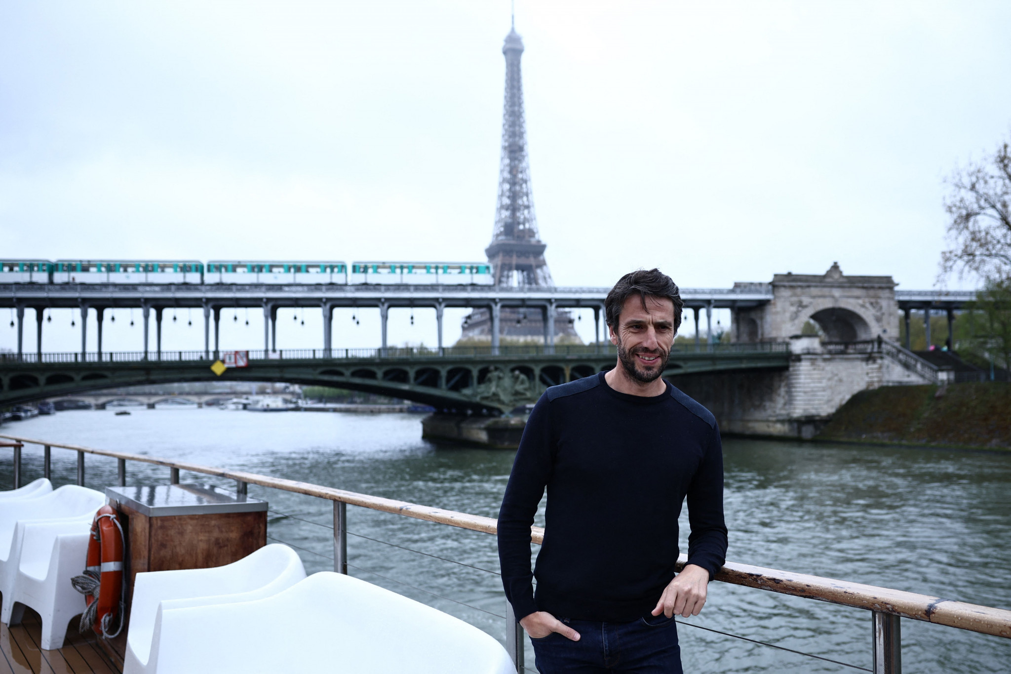 Paris 2024 President Tony Estanguet, pictured here by the River Seine, claimed the first phase of ticket sales was 