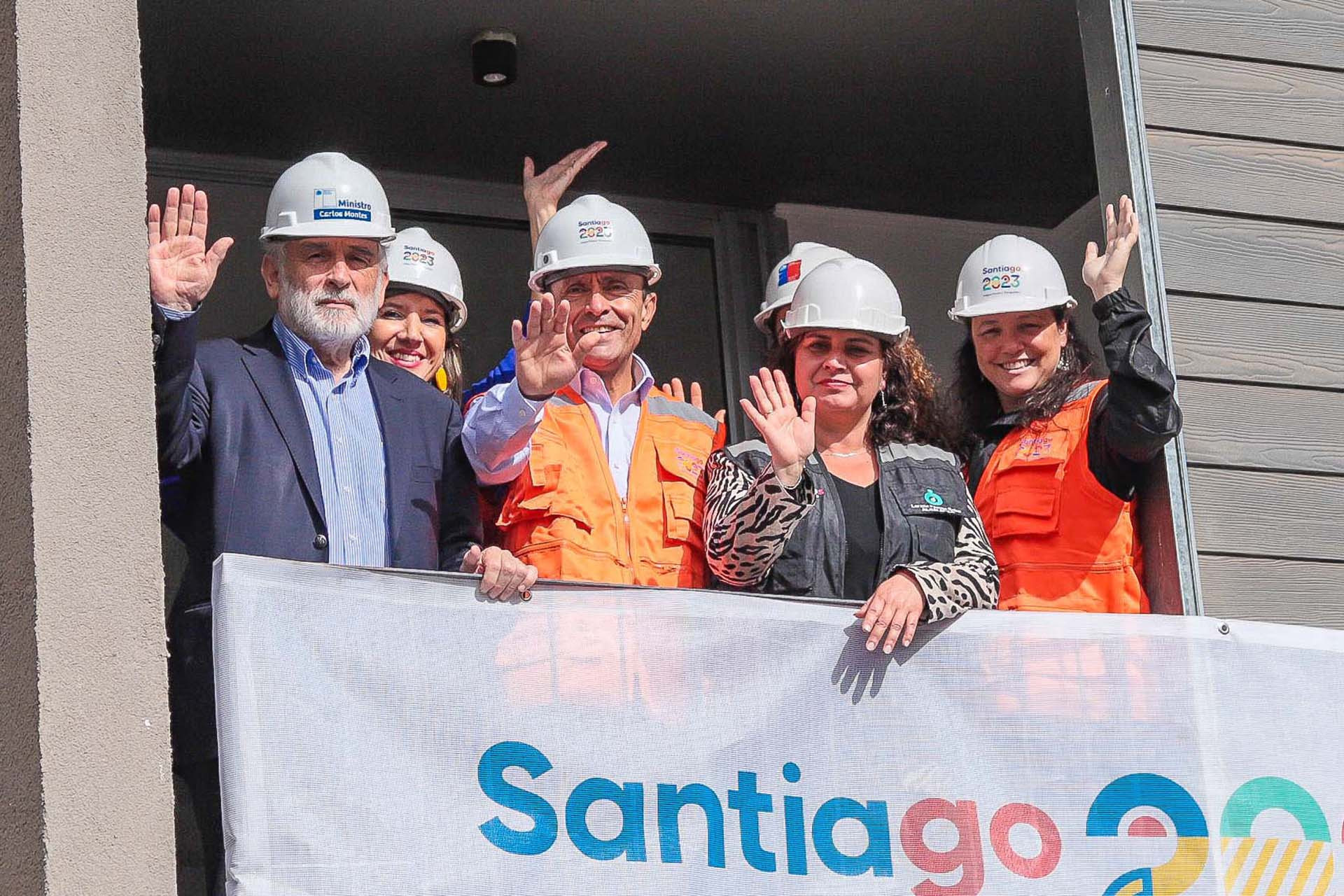 The Santiago 2023 Athletes' Village is said to be more than 80 per cent complete ©Santiago 2023