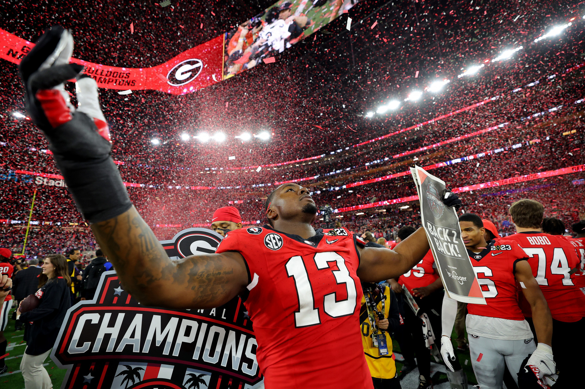 NCAA football champions University of Georgia have announced they cannot attend the College Athlete Day in Washington D.C. on June 12 ©Getty Images