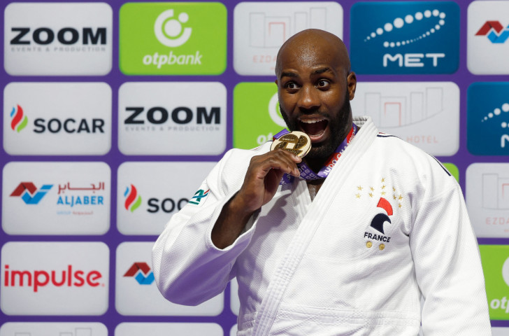 Teddy Riner wants to add to Olympic medal collection. GETTY IMAGES