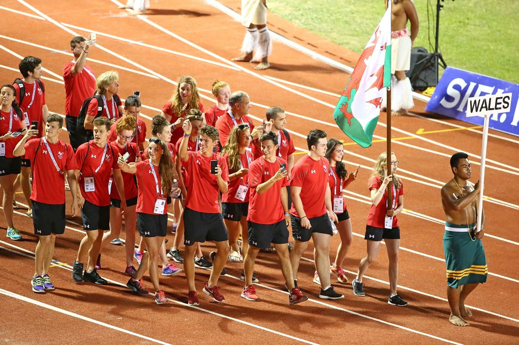 Nicola Phillips was the Chef de Mission of the Welsh team at the 2015 Commonwealth Youth Games in Samoa