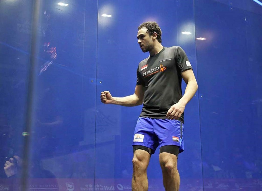 Egypt's Ramy Ashour is one of 12 players hoping to break into the top eight of the PSA Road to Dubai standings ©squashpics.com