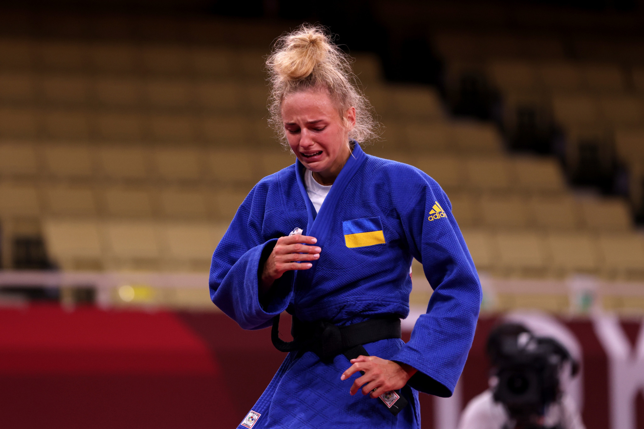 Double world champion Daria Bilodid did not compete in Doha after Ukraine opted to boycott the tournament over the presence of Russia and Belarus ©Getty Images
