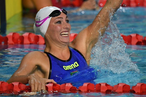 Swimmer Tatjana Schoenmaker won two gold medals at the 2019 Summer Universiade in Naples to help South Africa finish as the top African country ©Getty Images