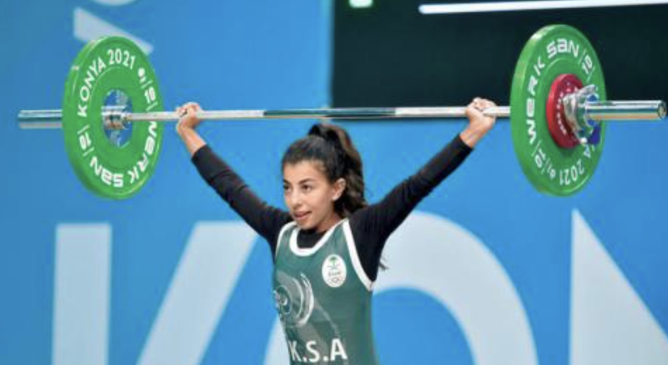 Women weightlifters from Saudi Arabia and Iran help shift AWF gender balance