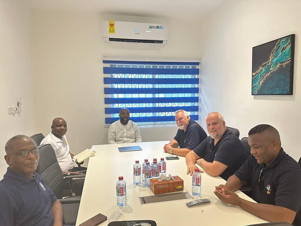 An IWBF Africa delegation visited Ghana to assess African Para Games preparations ©IWBF Africa