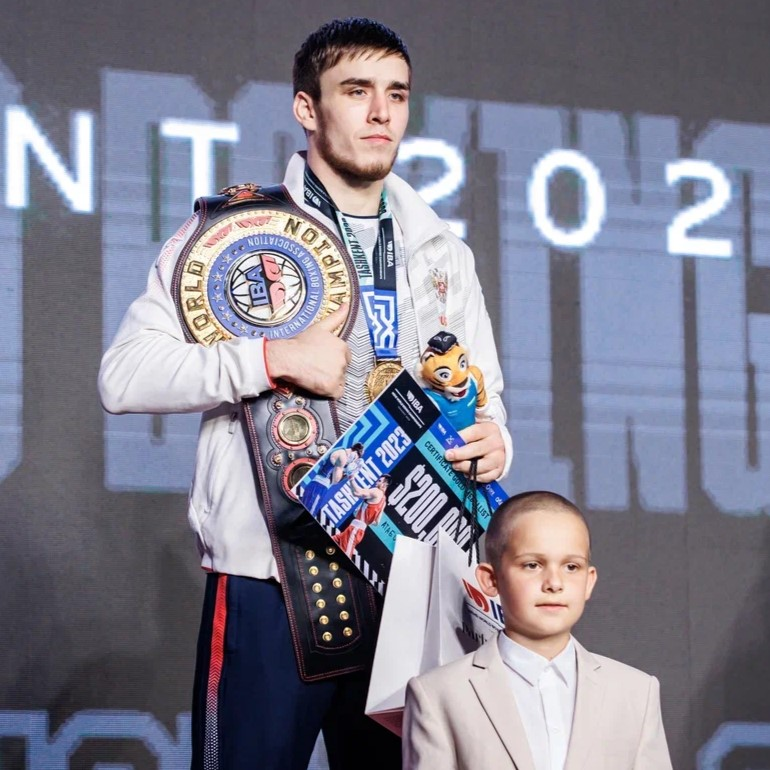 Sharabutdin Ataev won one of Russia's two gold medals at the IBA Men's World Championships in Tashkent ©IBA