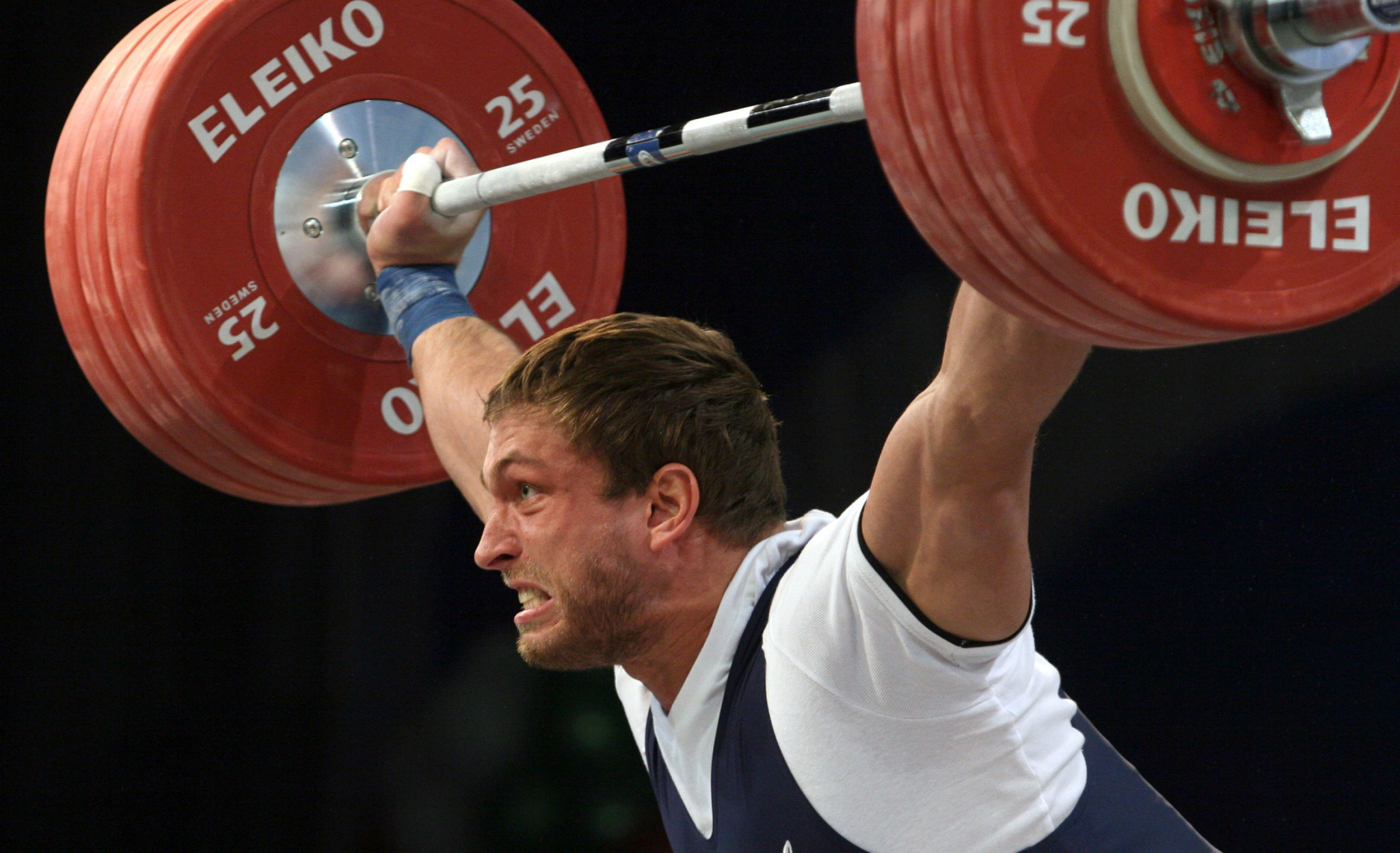 Dmitry Klokov is among five retired Russian weightlifters to have been banned for historical doping offences ©Getty Images 