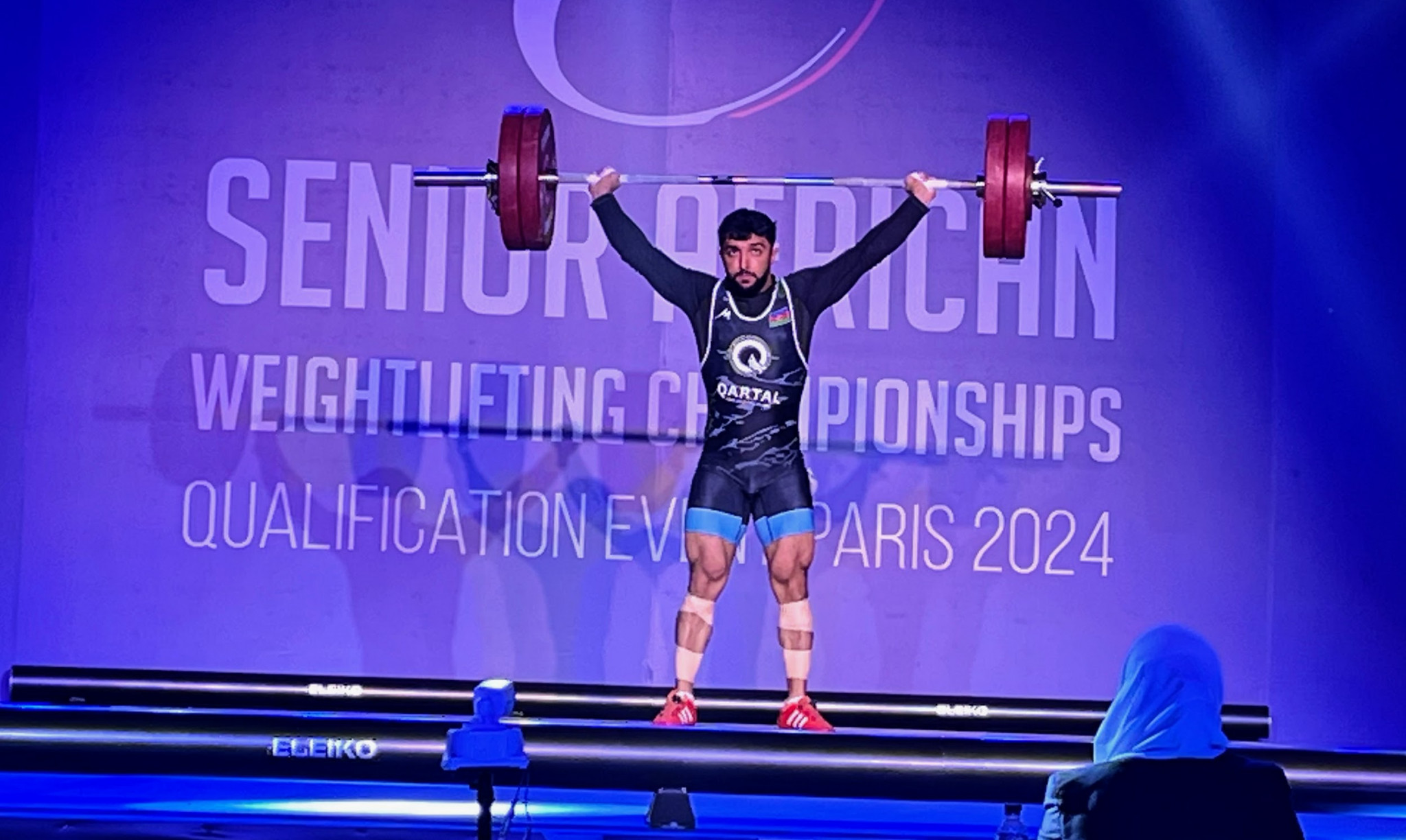 Azerbaijan's Isa Rustamov has finished in the African Weightlifting Championships in Tunis ©ITG