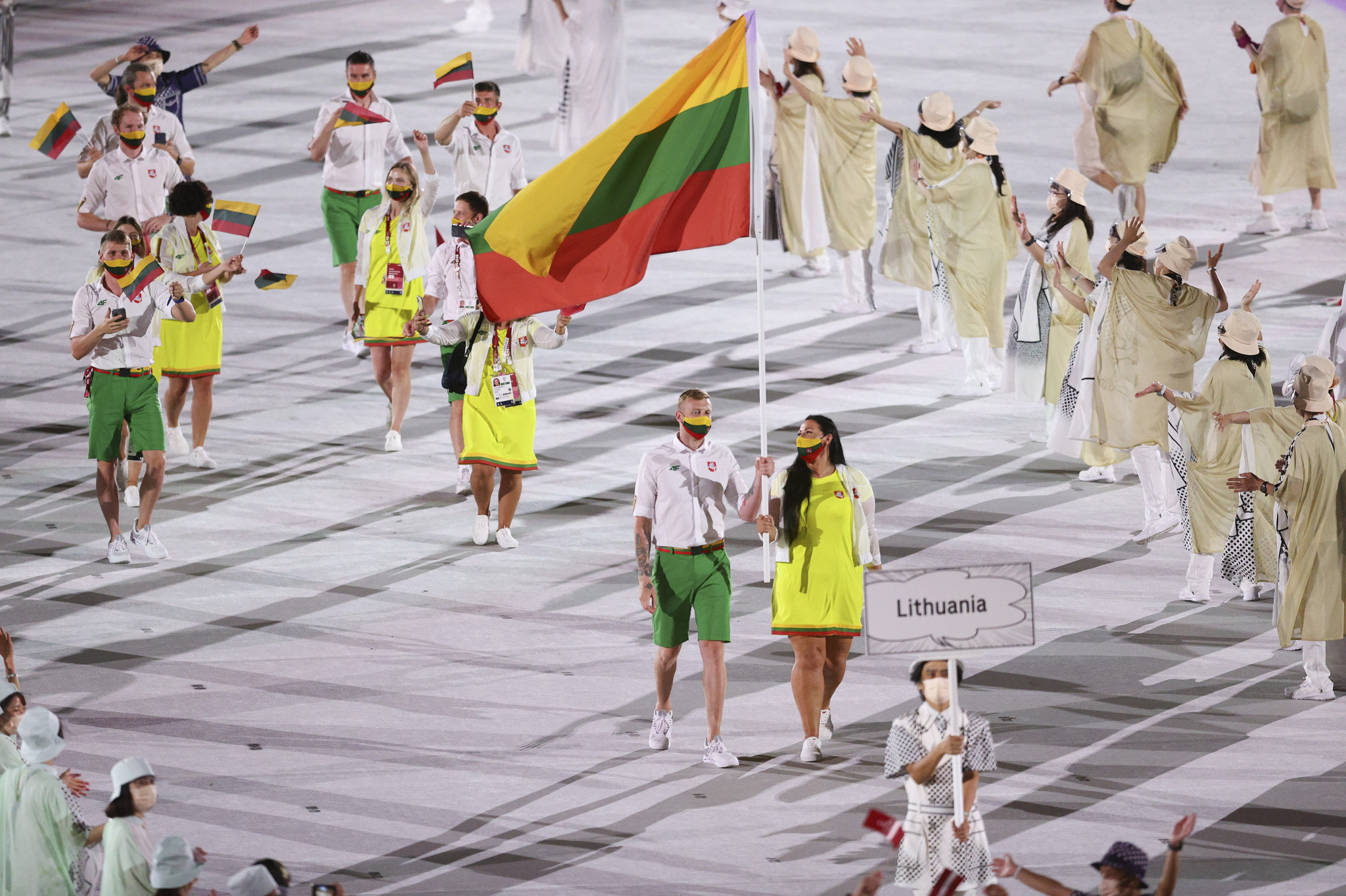 Lithuania released a strongly-worded statement calling for a ban on Russian and Belarusian athletes ©Getty Images
