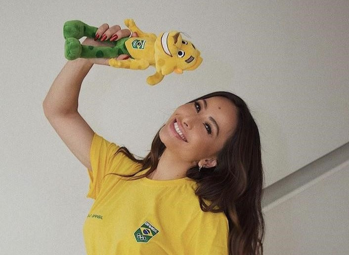 Sabrina Sato has been named godmother of the Brazilian team for Paris 2024 ©COB
