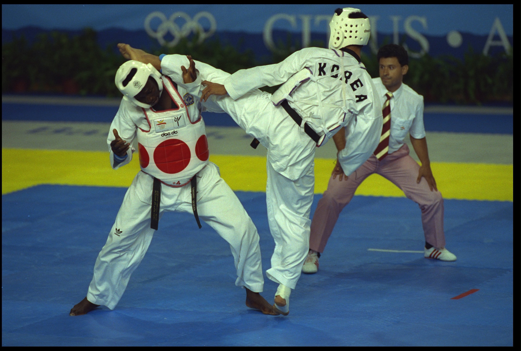 Kuwait won a bronze medal in taekwondo when it featured as a demonstration sport at the 1992 Olympics in Barcelona ©Getty Images