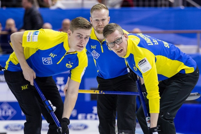 Sweden suffer first loss at World Men's Curling Championship but Canada march on